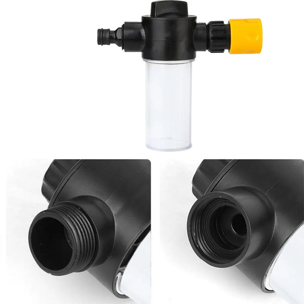 Foam pot Car Wash Foam Gun - Adjustable Foam Sprayer for Pressure Washer & Hose Connect Foam Pot for Car Care and Cleaning